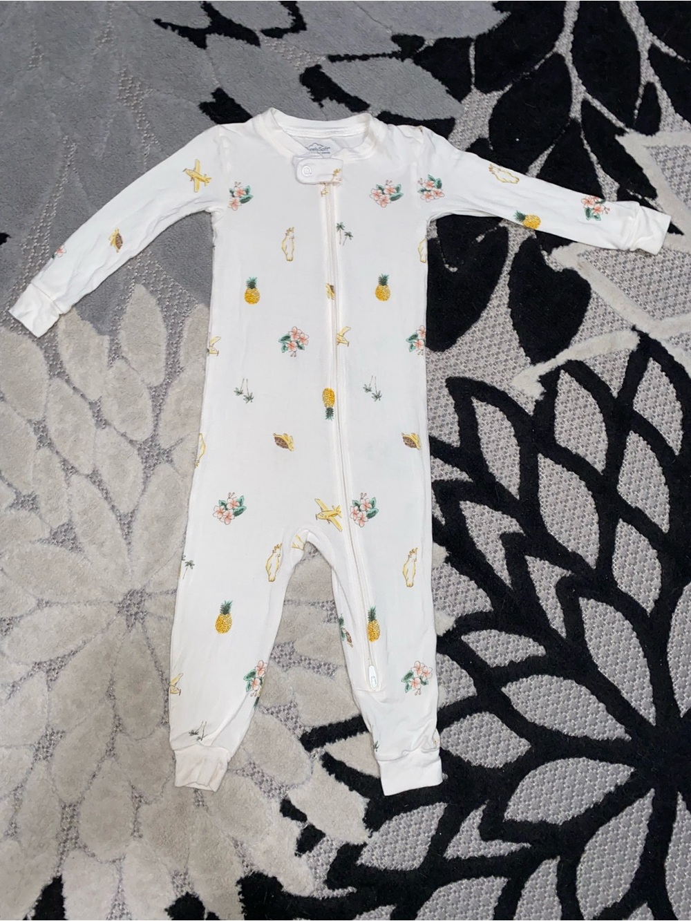 Carter’s Purely Soft Tropical Footless One-Piece Pajama Baby 18 Months